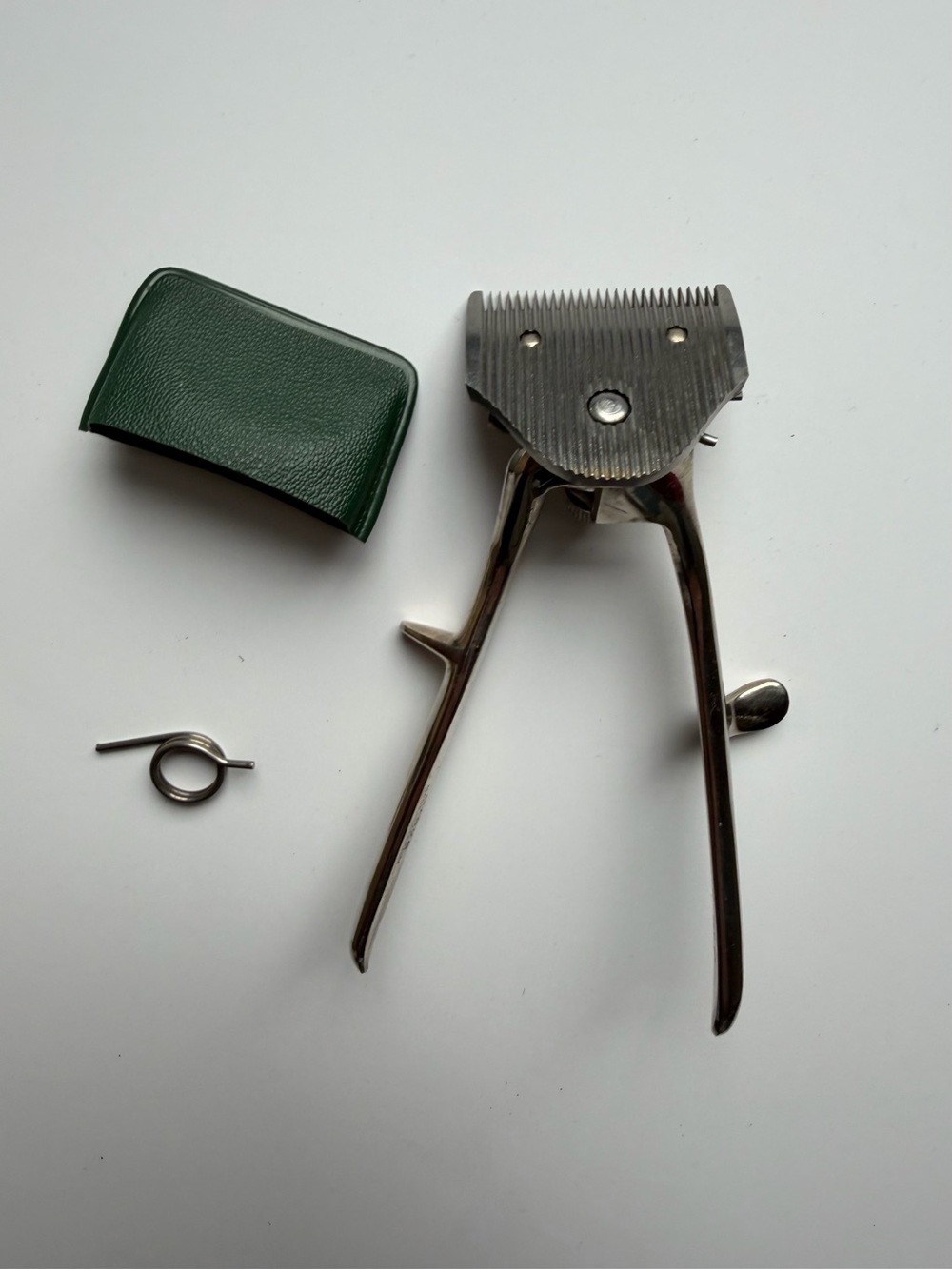 Vintage Marks Hair Clipper Made in Germany Original Box Extra Spring Instruction - Picture 15 of 16